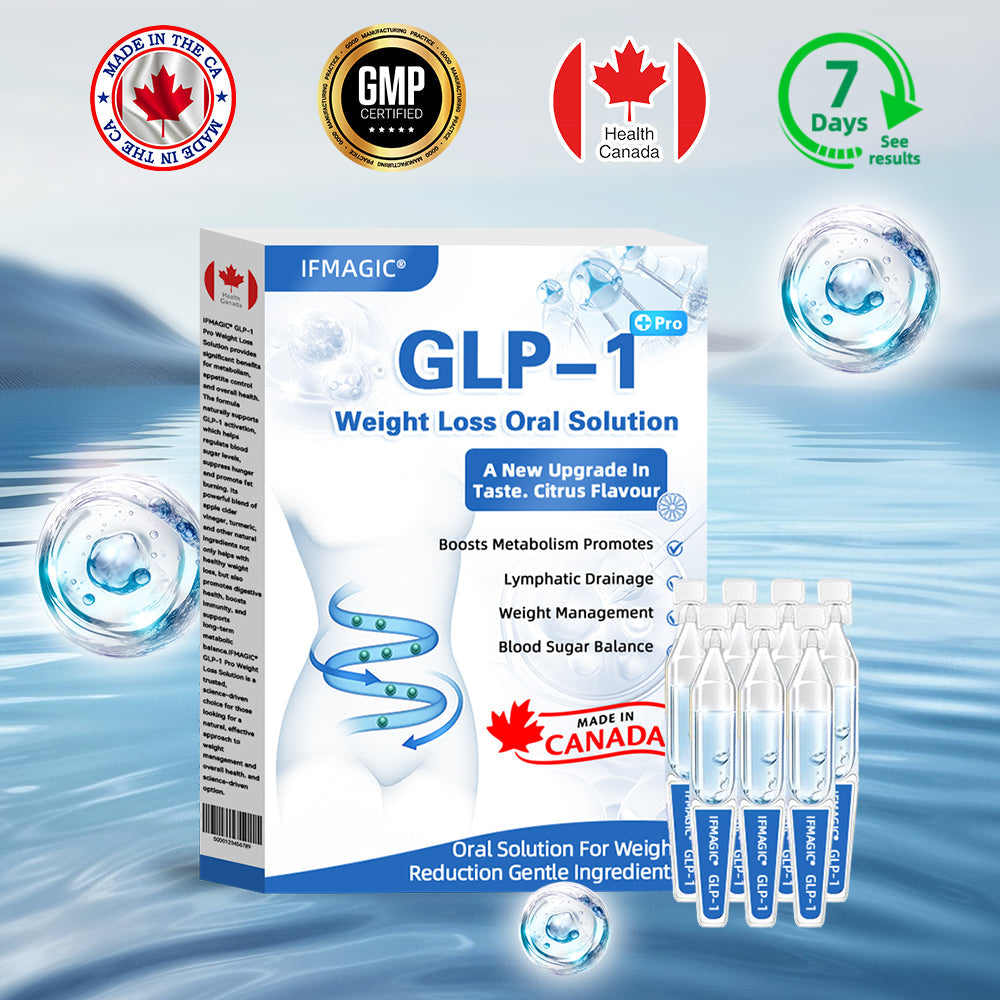 IFMAGIC® GLP-1 Pro Weight Loss Oral Solution 💧Canadian Obesity Physician Recommendations👩‍⚕️Suitable for obesity, cardiovascular diseases, diabetes, sleep apnea, high cholesterol and blood lipids, joint problems, and various other conditions✨