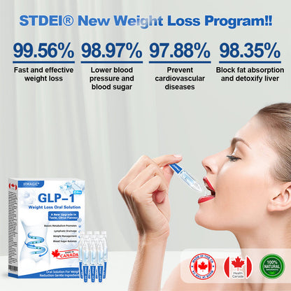 IFMAGIC® GLP-1 Pro Weight Loss Oral Solution 💧Canadian Obesity Physician Recommendations👩‍⚕️Suitable for obesity, cardiovascular diseases, diabetes, sleep apnea, high cholesterol and blood lipids, joint problems, and various other conditions✨