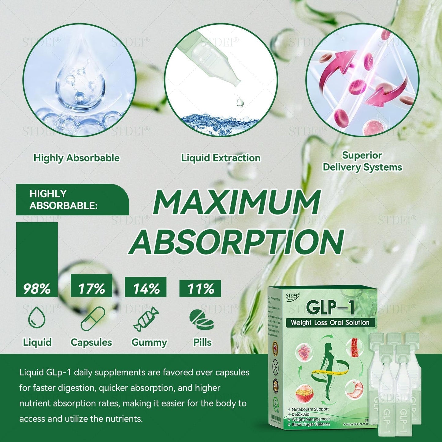 𝑂𝑓𝑓𝑖𝑐𝑖𝑎𝑙 𝑆𝑡𝑜𝑟𝑒 | 𝑆𝑇𝐷𝐸𝐼® 👩‍⚕️ 𝐺𝐿𝑃-1 𝑊𝑒𝑖𝑔ℎ𝑡 𝐿𝑜𝑠𝑠 𝑂𝑟𝑎𝑙 𝑆𝑜𝑙𝑢𝑡𝑖𝑜𝑛 Just once a week, visible changes in 7 days ✅ For obesity, cardiovascular health, diabetes, sleep apnea, joint issues, and more🔥